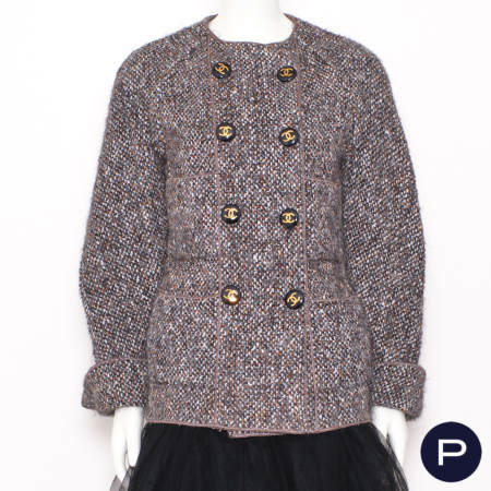 CHANEL BOUTIQUE X KARL LAGERFELD - 1990'S - VESTE CROISÉE