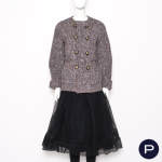 CHANEL BOUTIQUE X KARL LAGERFELD - 1990'S - VESTE CROISÉE