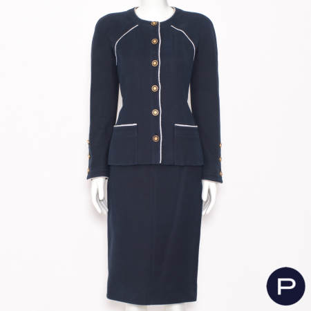 CHANEL BOUTIQUE X KARL LAGERFELD - PRINTEMPS-ÉTÉ 1985 - TAILLEUR