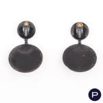 YVES SAINT LAURENT - EARLY 1980'S- PAIRE DE BOUCLES D'OREILLES