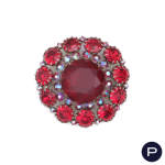 YVES SAINT LAURENT - EARLY 1980'S- BROCHE