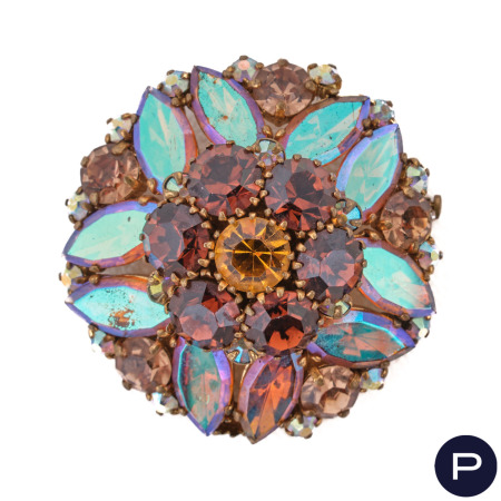 YVES SAINT LAURENT - EARLY 1980'S- BROCHE