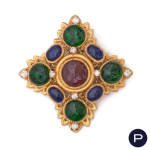 CHANEL - 1960/70'S- BROCHE-PENDENTIF