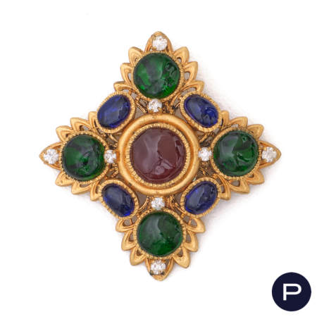 CHANEL - 1960/70'S- BROCHE-PENDENTIF