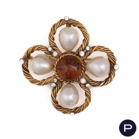 CHANEL - 1960/70'S- BROCHE-PENDENTIF