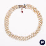 CHANEL X ATTRIBUÉ(E)(S) - 1960/70'S- SAUTOIR TRIPLE