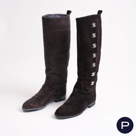 CHANEL - PAIRE DE BOTTES