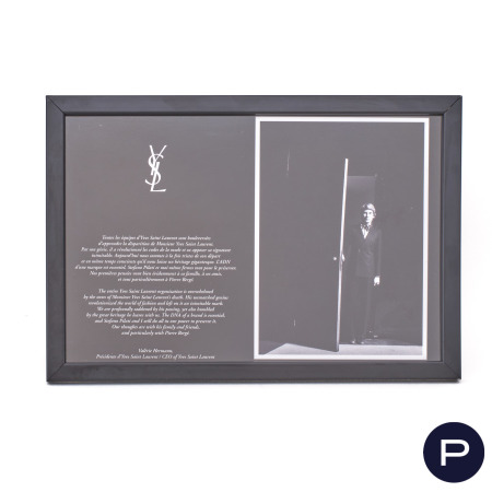 YVES SAINT LAURENT - 2008 - AFFICHE
