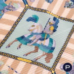 HERMÈS X CHRISTIANE VAUZELLES - CARRÉ PLISSÉ