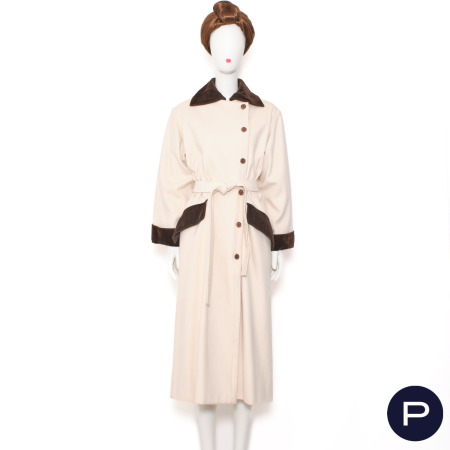 SAINT LAURENT RIVE GAUCHE - CIRCA 1980 - MANTEAU