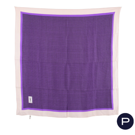 YVES SAINT LAURENT - 1970'S - CARRÉ