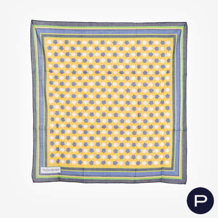 YVES SAINT LAURENT - 1970'S - CARRÉ