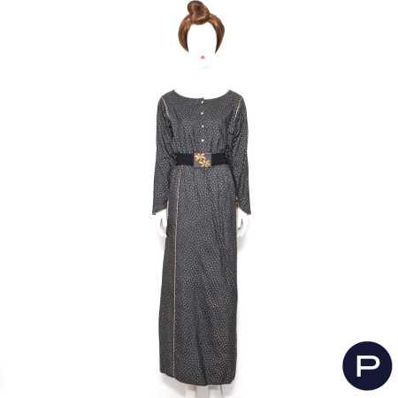 SAINT LAURENT RIVE GAUCHE - LATE 1970'S - ENSEMBLE, VESTE, JUPE PORTEFEUILLE