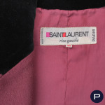 SAINT LAURENT RIVE GAUCHE - CIRCA 1980 - MANTEAU
