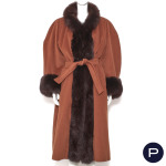 YVES SAINT LAURENT FOURRURES X ZIMBLER - MARSEILLE - 1980'S - MANTEAU