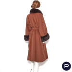 YVES SAINT LAURENT FOURRURES X ZIMBLER - MARSEILLE - 1980'S - MANTEAU