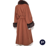 YVES SAINT LAURENT FOURRURES X ZIMBLER - MARSEILLE - 1980'S - MANTEAU