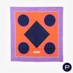 YVES SAINT LAURENT - 1970'S - CARRÉ