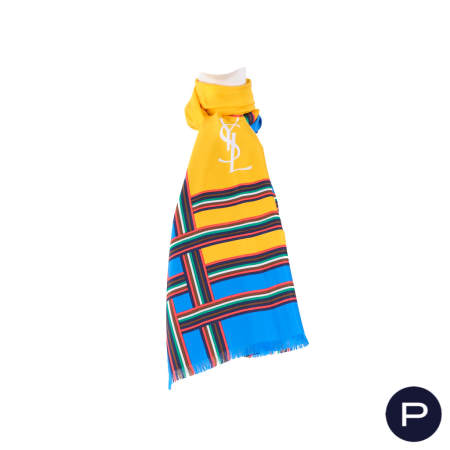 YVES SAINT LAURENT - 1970'S - ÉCHARPE