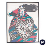 YVES SAINT LAURENT - 1977 - AFFICHE ORIGINALE - LOVE