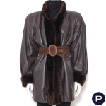 YVES SAINT LAURENT FOURRURES - CIRCA 1980 - MANTEAU