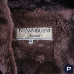 YVES SAINT LAURENT FOURRURES - CIRCA 1980 - MANTEAU