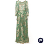 SAINT LAURENT RIVE GAUCHE - CIRCA 1976/78 - ENSEMBLE, BLOUSE, JUPE