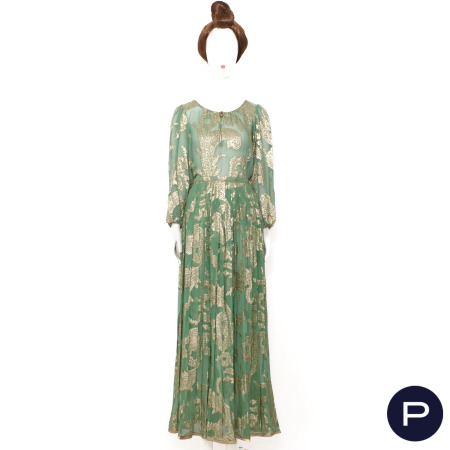 SAINT LAURENT RIVE GAUCHE - CIRCA 1976/78 - ENSEMBLE, BLOUSE, JUPE