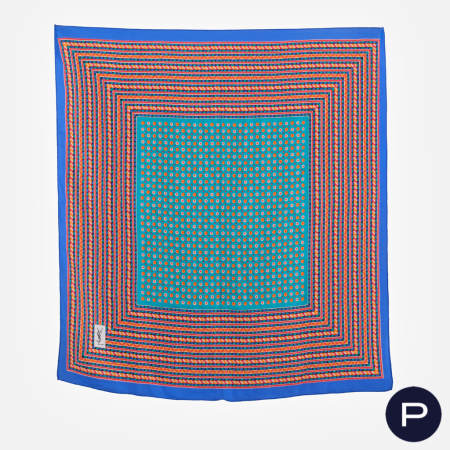 YVES SAINT LAURENT - CIRCA 1980 - CARRÉ