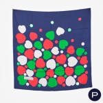 YVES SAINT LAURENT - 1970'S - CARRÉ