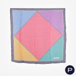 YVES SAINT LAURENT - 1970'S - CARRÉ