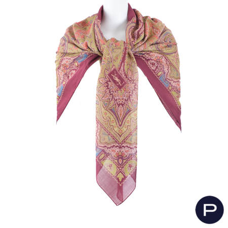 YVES SAINT LAURENT FOULARDS - CIRCA 1980 - CARRÉ