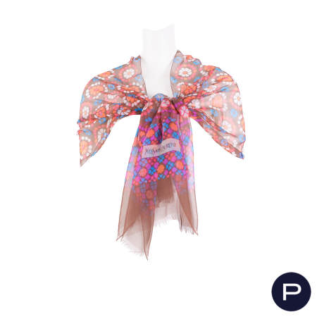 YVES SAINT LAURENT - 1970'S - ÉCHARPE