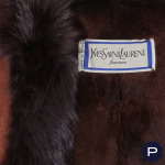 YVES SAINT LAURENT FOURRURES X ZIMBLER - MARSEILLE - 1980'S - MANTEAU