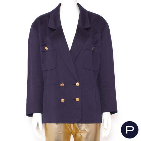 CHANEL BOUTIQUE X KARL LAGERFELD - 1990'S - VESTE CROISÉE