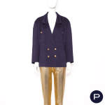 CHANEL BOUTIQUE X KARL LAGERFELD - 1990'S - VESTE CROISÉE