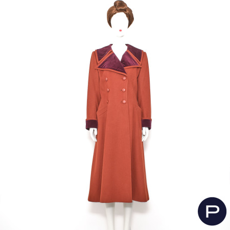 SAINT LAURENT RIVE GAUCHE - LATE 1970'S - MANTEAU