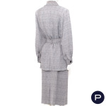 YVES SAINT LAURENT VARIATION - AUTOMNE-HIVER 1996/97 - ENSEMBLE, SAHARIENNE, JUPE