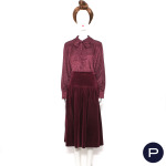 YVES SAINT LAURENT VARIATION - AUTOMNE-HIVER 1990/91 - BLOUSE