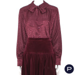 YVES SAINT LAURENT VARIATION - AUTOMNE-HIVER 1990/91 - BLOUSE