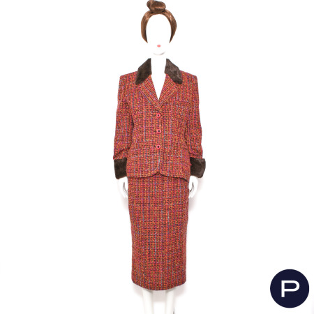 YVES SAINT LAURENT VARIATION - AUTOMNE-HIVER 1997/98 - TAILLEUR