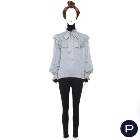 SAINT LAURENT RIVE GAUCHE - AUTOMNE-HIVER 1977/78 - BLOUSE