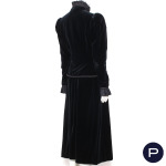 SAINT LAURENT RIVE GAUCHE - AUTOMNE-HIVER 1977/78 - ENSEMBLE DU SOIR, VESTE, JUPE LONGUE