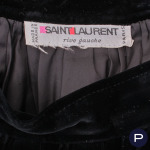 SAINT LAURENT RIVE GAUCHE - AUTOMNE-HIVER 1977/78 - ENSEMBLE DU SOIR, VESTE, JUPE LONGUE