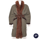 YVES SAINT LAURENT FOURRURES - LATE 1990'S - PELISSE