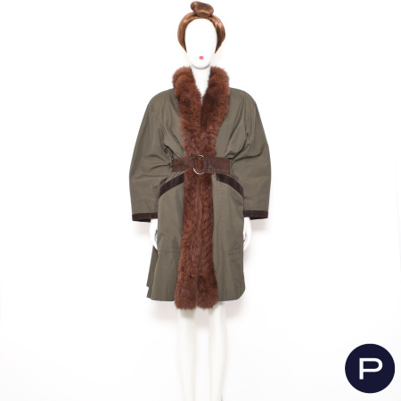 YVES SAINT LAURENT FOURRURES - LATE 1990'S - PELISSE