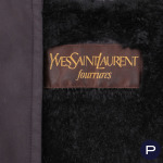 YVES SAINT LAURENT FOURRURES - 1980'S - MANTEAU