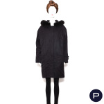 YVES SAINT LAURENT FOURRURES - 1980'S - MANTEAU