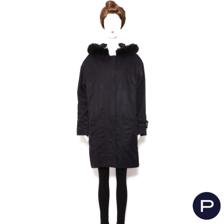 YVES SAINT LAURENT FOURRURES - 1980'S - MANTEAU