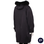 YVES SAINT LAURENT FOURRURES - 1980'S - MANTEAU